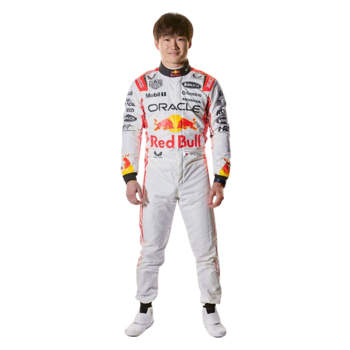 Yuki Tsunoda Racing Suit Replica 2025 Japanese GP: yuki Tsunoda F1 Race Replica Red Bull Japanese GP Motorsport Suit.