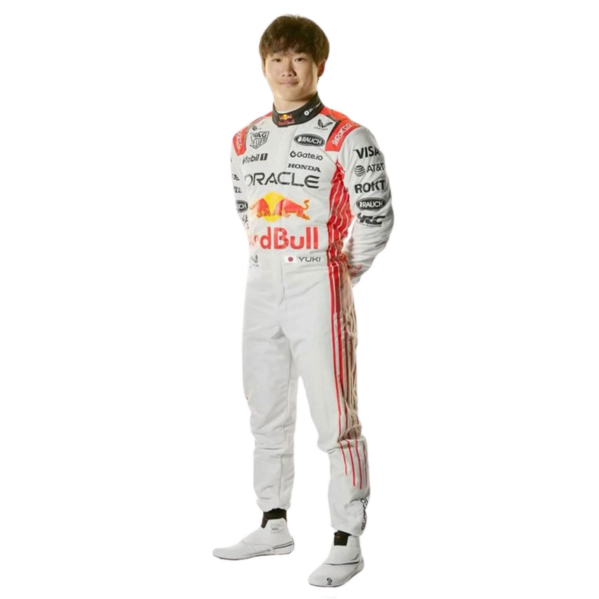 Yuki Tsunoda Racing Suit Replica 2025 Japanese GP: yuki Tsunoda F1 Race Replica Red Bull Japanese GP Motorsport Suit.
