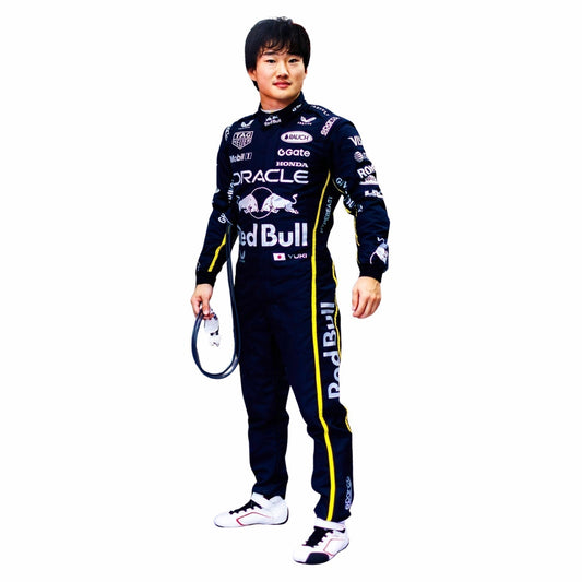 2025 Racing Suit Replica – Yuki Tsunoda Las Vegas GP: yuki Tsunoda F1 Race Red Bull Las Vegas GP Grand Prix Suit.